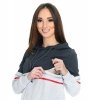 MijaCulture Casual 3 in1 Maternity and Nursing Pullover Sweatshirt 4111/M72 Grey / Melange 2